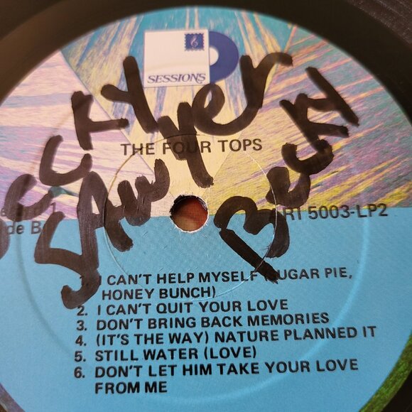 THE FOUR TOPS Sessions Presents the 4 Tops Double LP Vinyl 1976 ARI 5003 LP8 - Picture 12 of 15